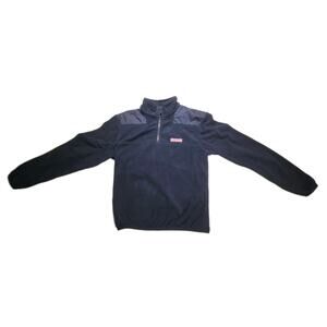 Vineyard Vines Fleece Quarter Zip Blue Pullover Men's Size Small
